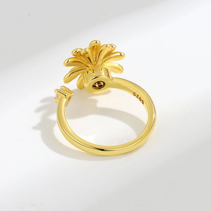 Anello girevole viola