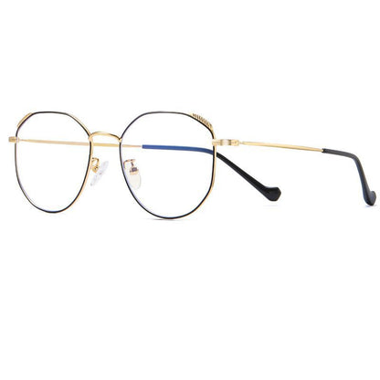Occhiali anti luce blu in metallo