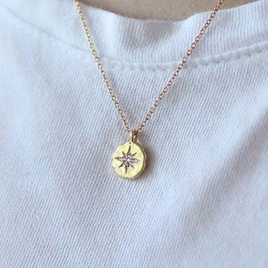 Collana titanio oro diamante