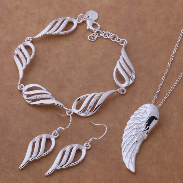Set gioielli con piume
