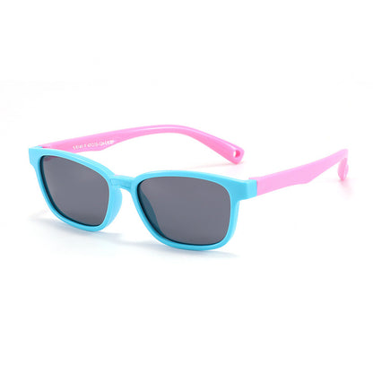 Occhiali da sole bambini silicone quadrati