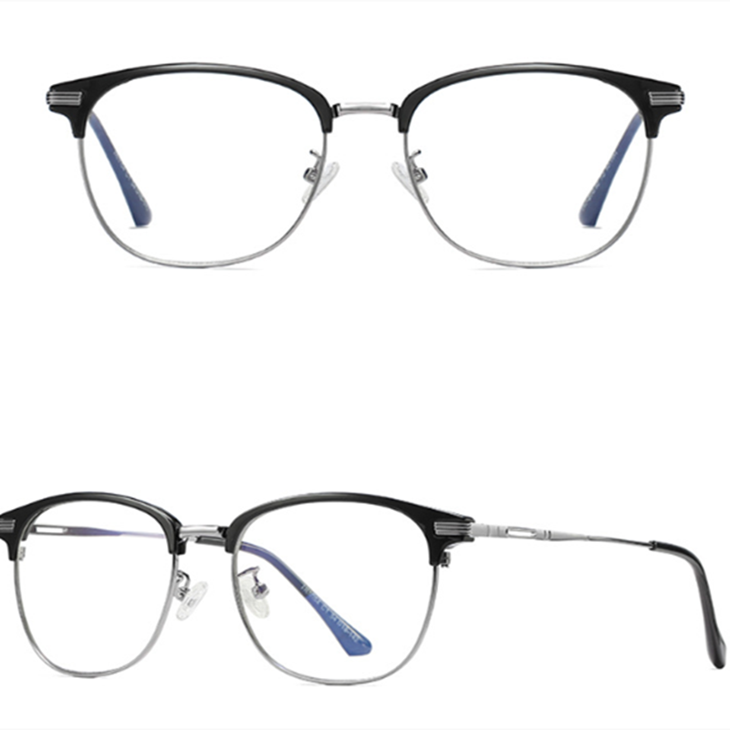 Occhiali anti luce blu retrò piatti