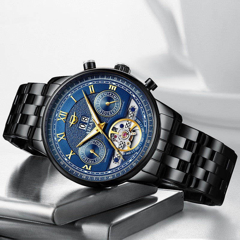 Orologio automatico fasi lunari business