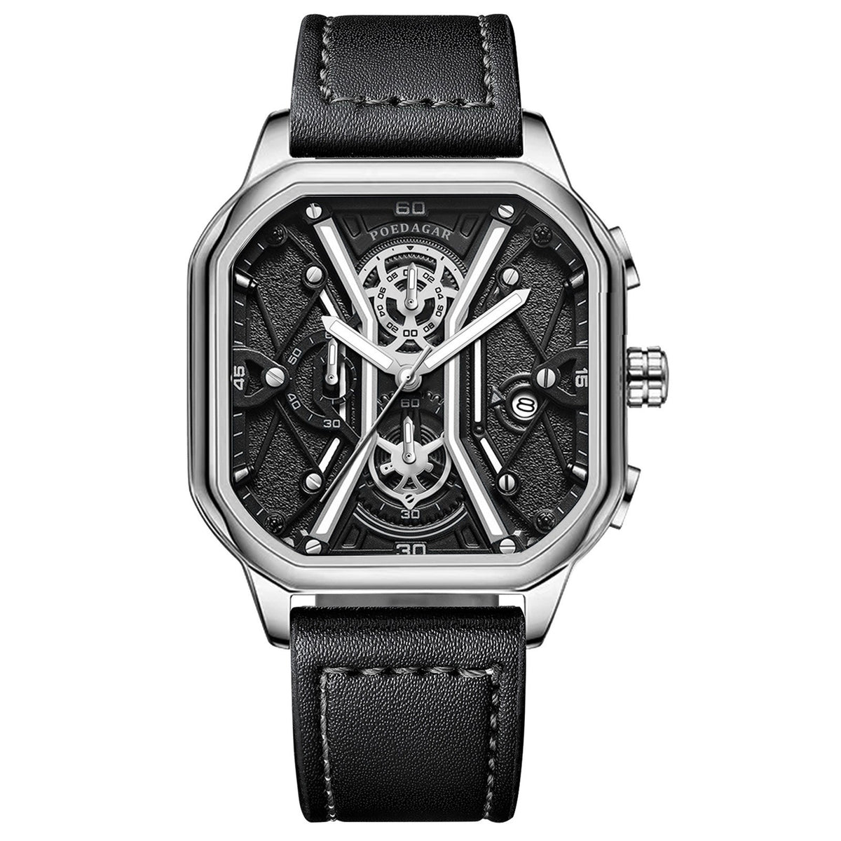 Orologio quarzo uomo luminescente