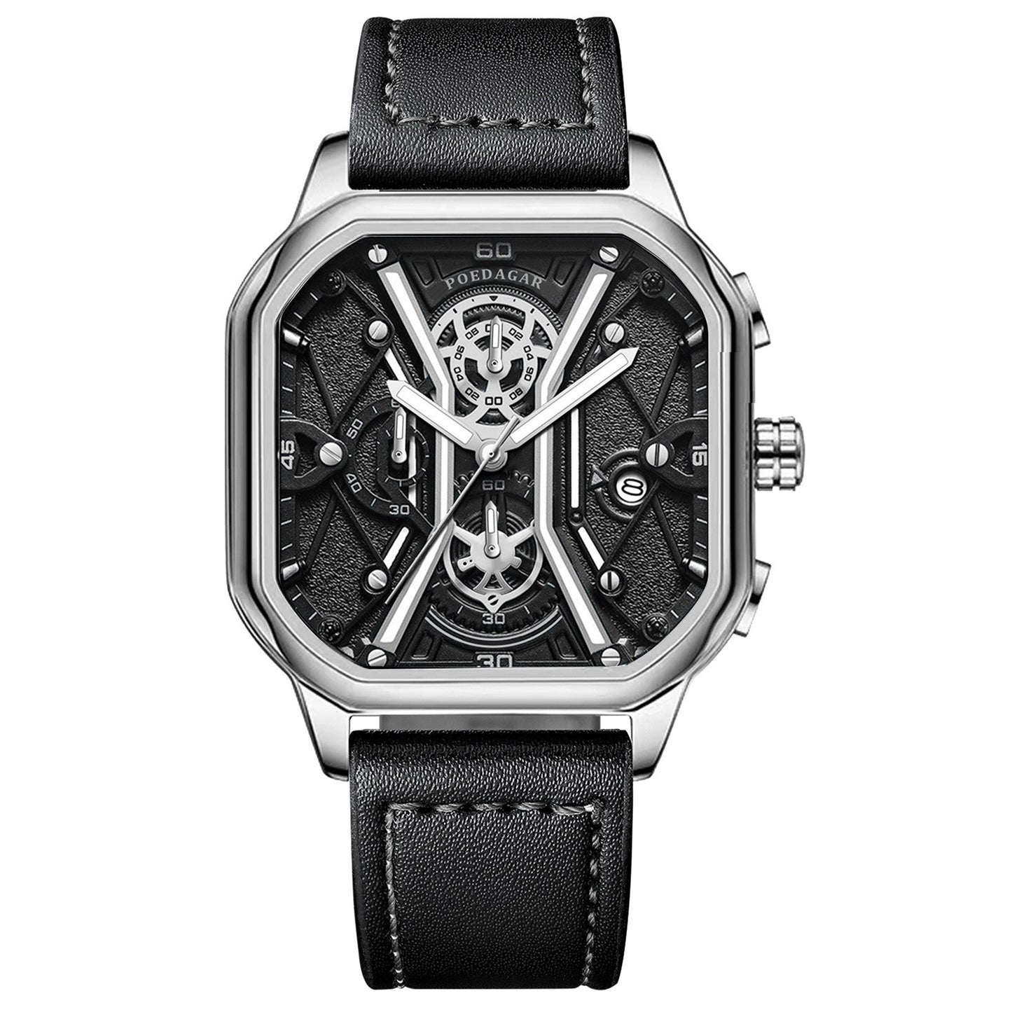 Orologio quarzo uomo luminescente