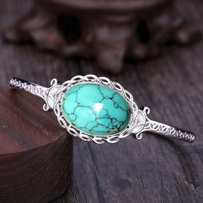 Bracciale argento turchese