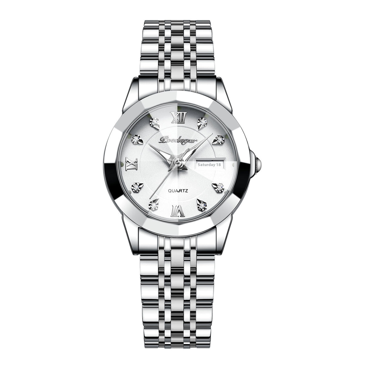 Orologio donna calendario doppio luminoso