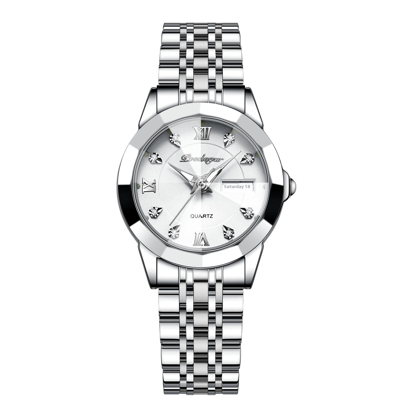 Orologio donna calendario doppio luminoso