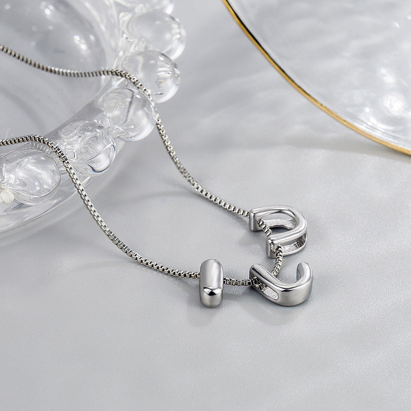 Collana lettere alfabeto da donna