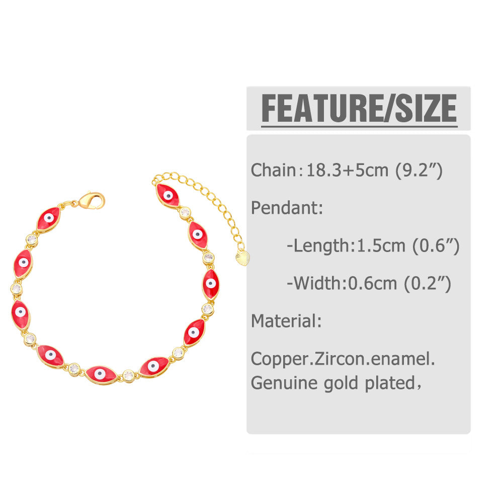 Bracciale occhio bohemien