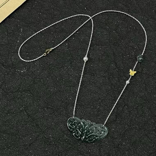 Collana farfalla intrecciata