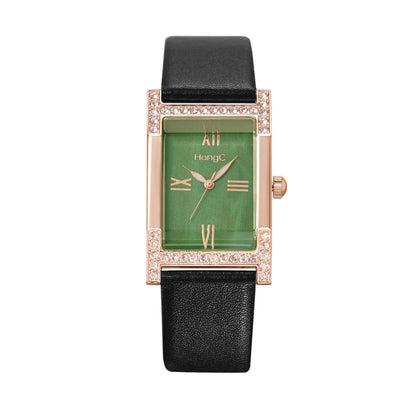 Orologio da donna quadrato retrò stile britannico