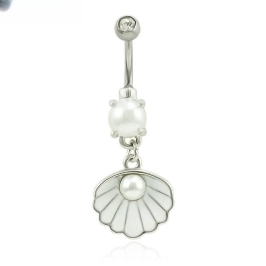 Piercing ombelico farfalla a bilanciere
