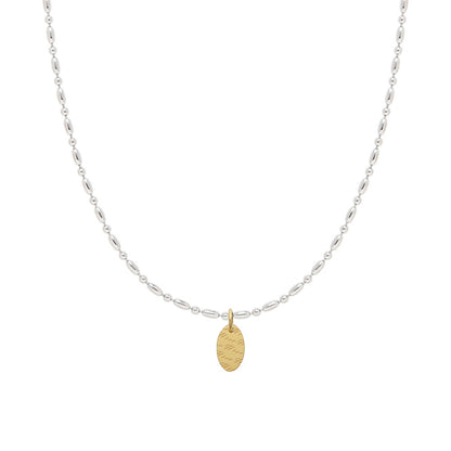 Collana lettere geometrica