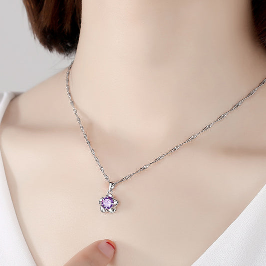 Collana fiore di prugna
