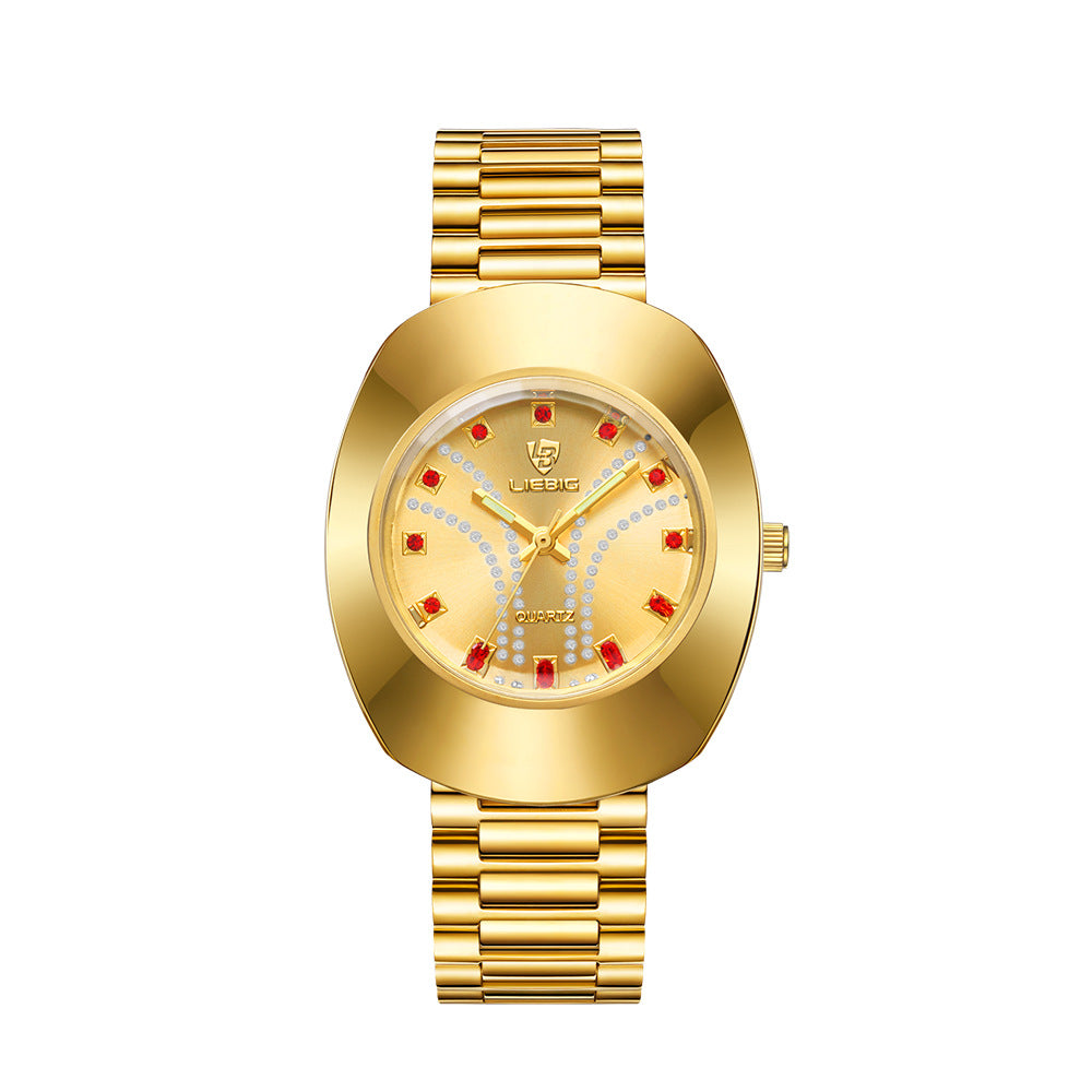 Orologio impermeabile oro