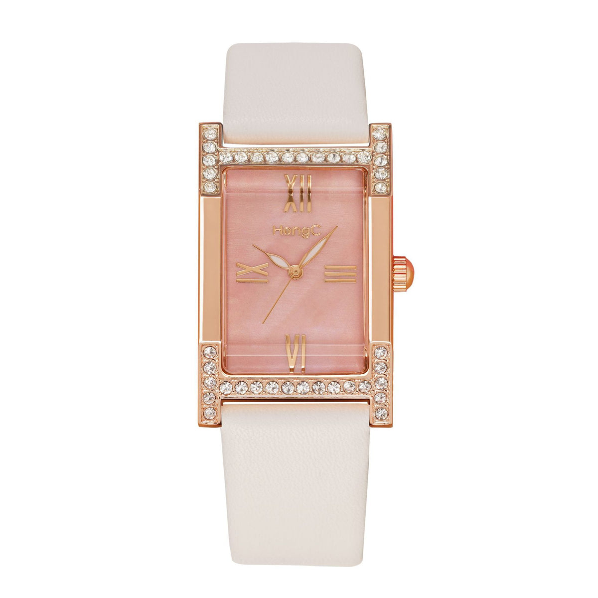Orologio da donna quadrato retrò stile britannico