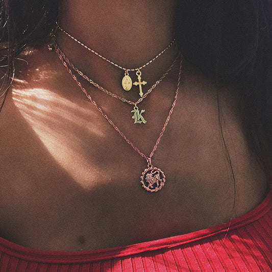 Collana Segni Zodiacali Rotonda