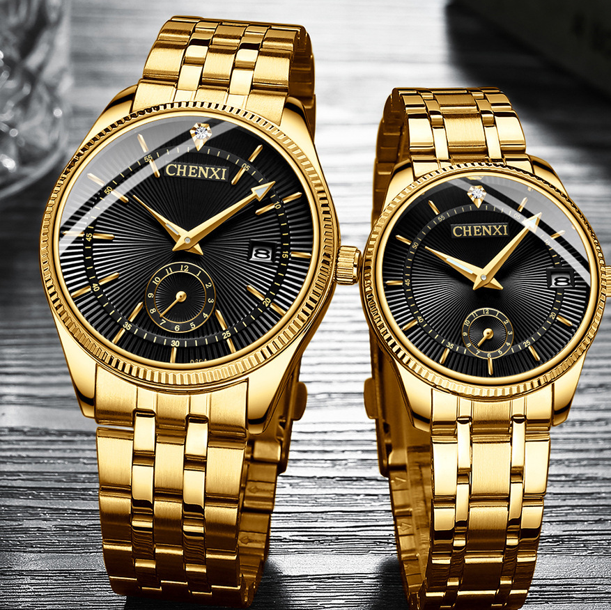 Coppia di orologi con cinturino acciaio