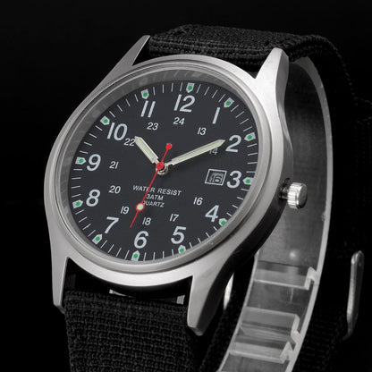 Orologio militare in tessuto