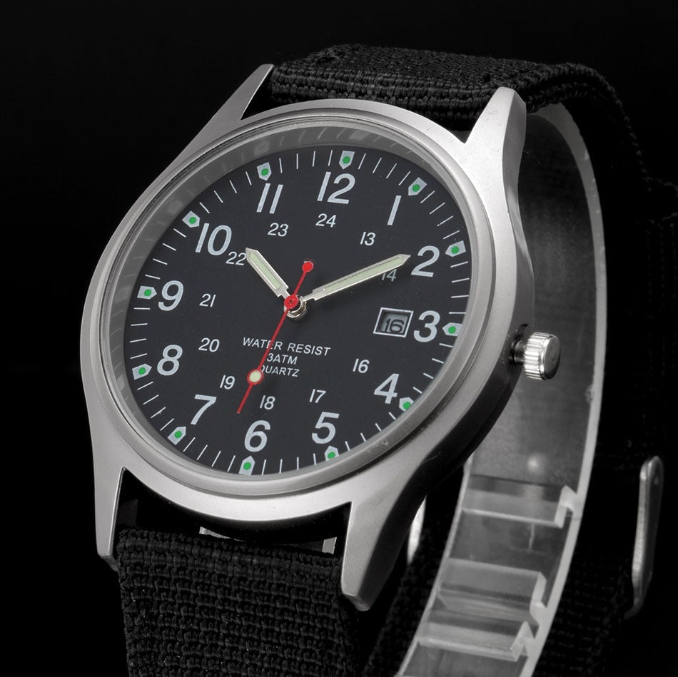 Orologio militare in tessuto