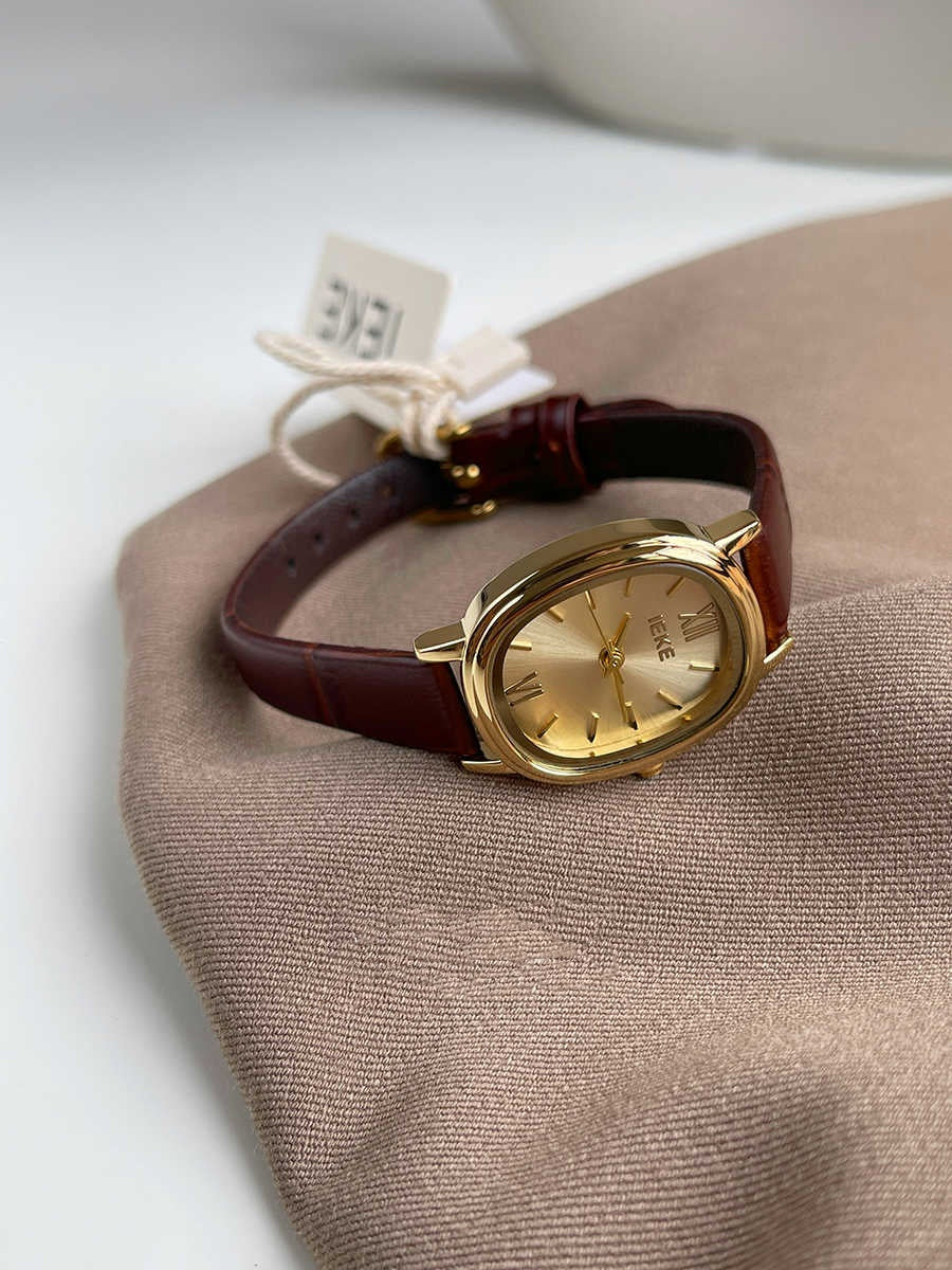 Orologio donna pelle retrò quadrante piccolo