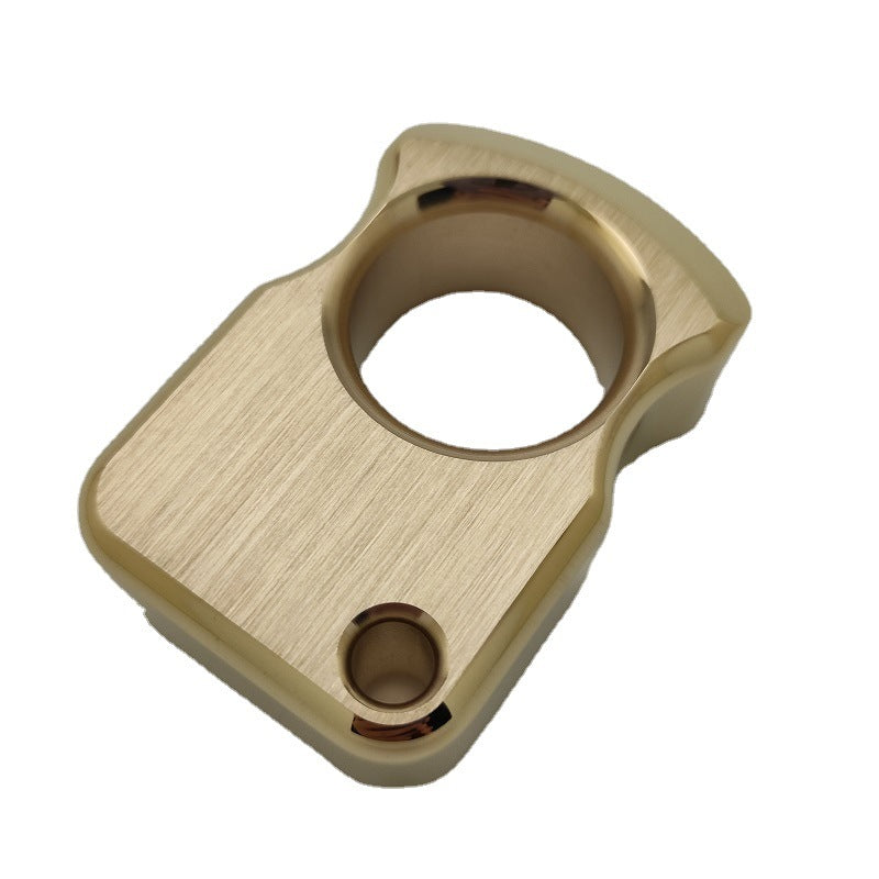 Anello ottone spazzolato