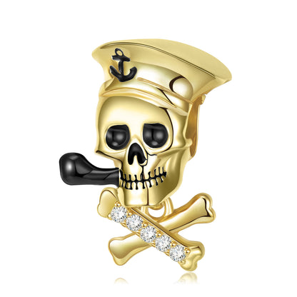 Collana teschio argento 925