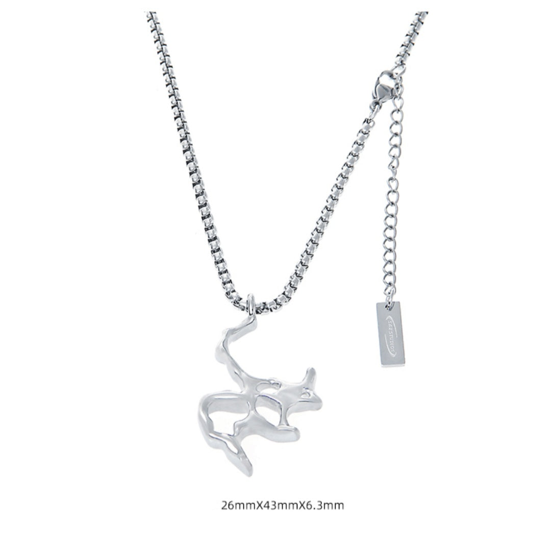 Collana metallo liquido