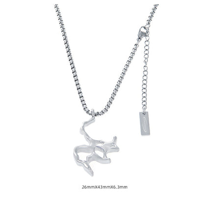 Collana metallo liquido