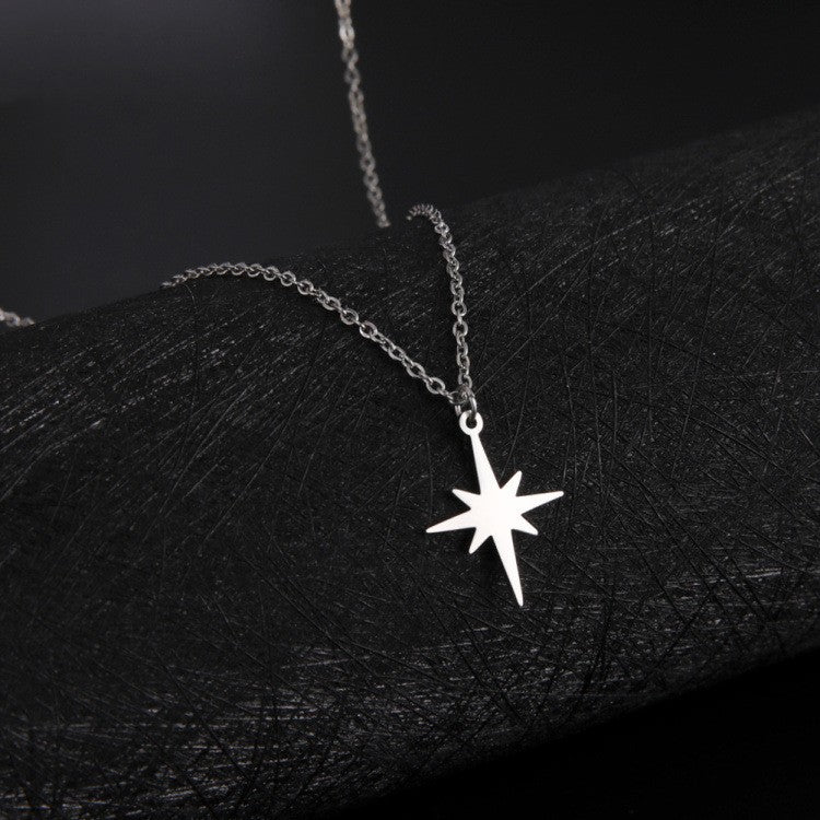 Collana stella a sei punte a grani di riso