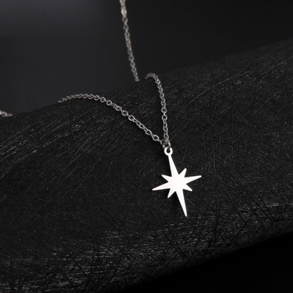 Collana stella a sei punte a grani di riso
