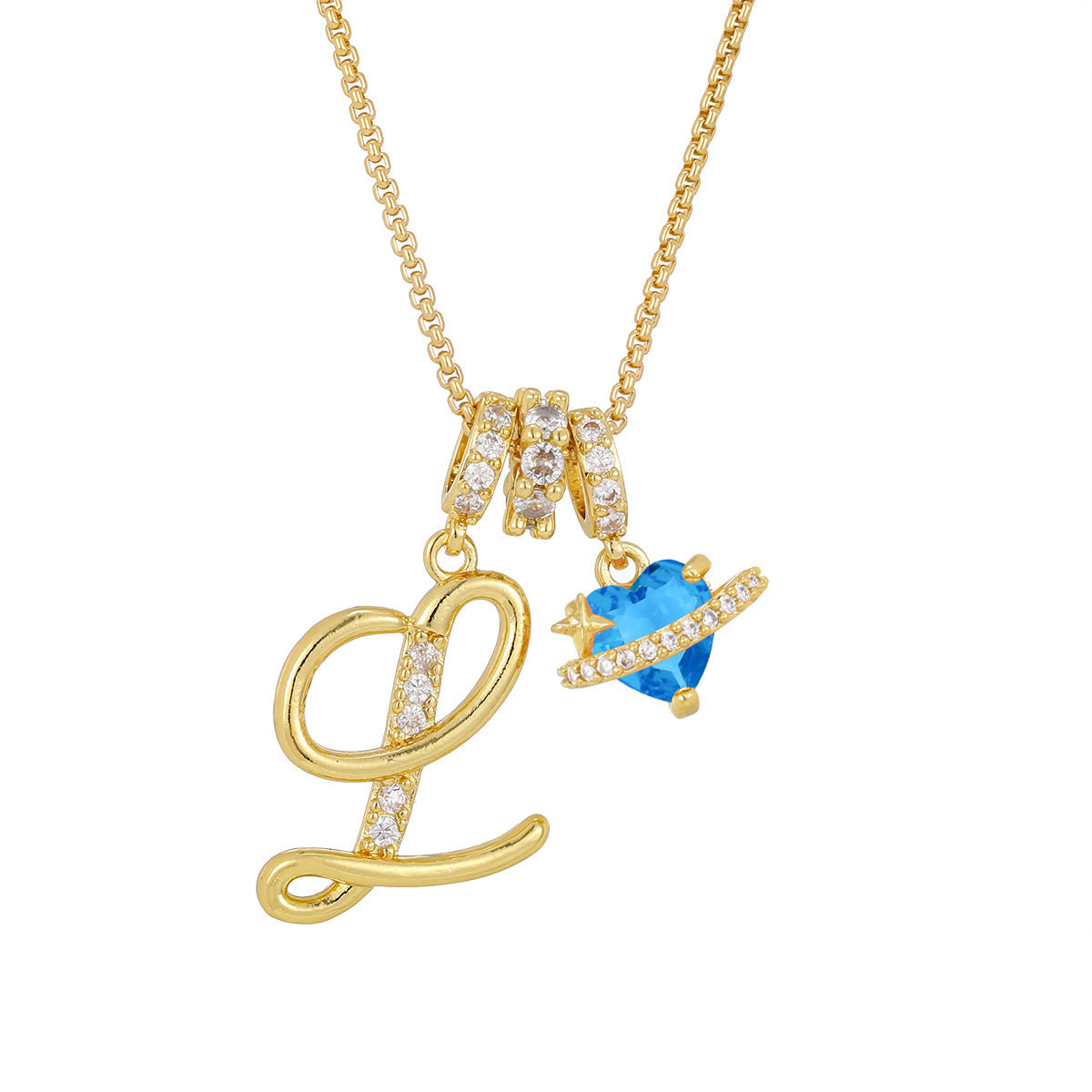 Collana lettere alfabeto da bambina
