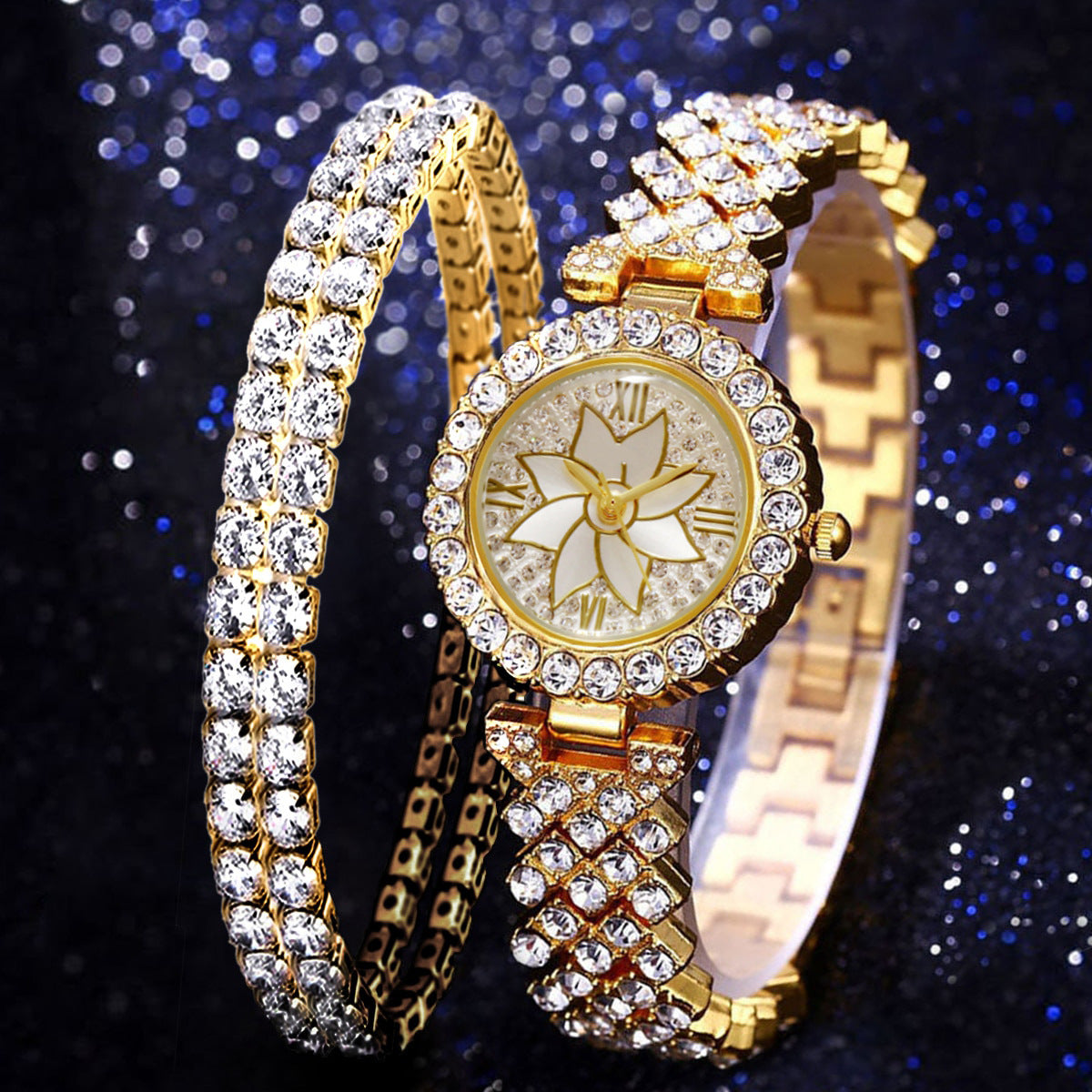 Orologio stellato diamante da donna