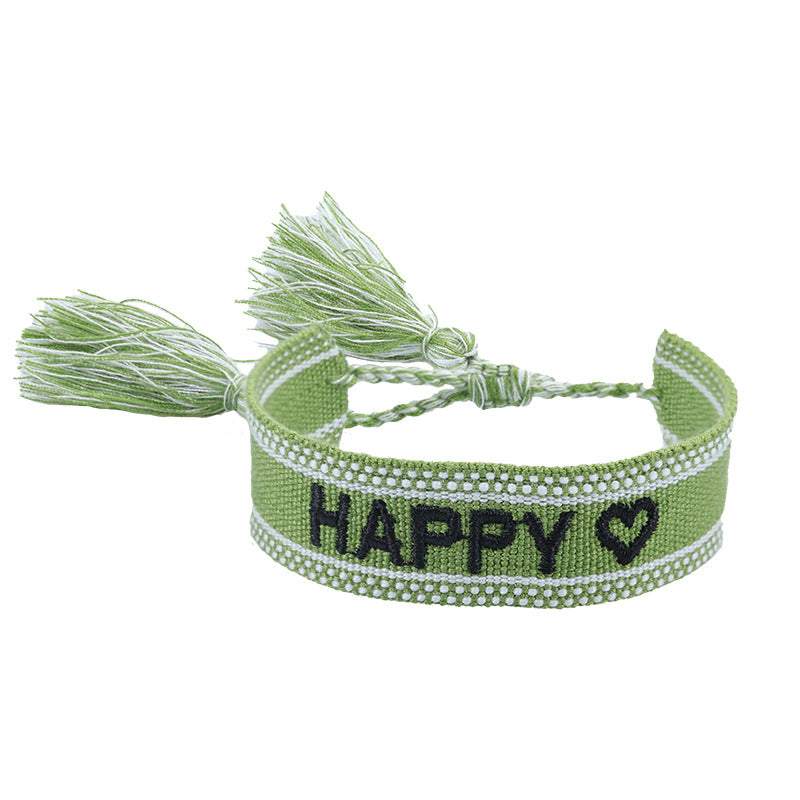 Bracciale coppia con ricamo