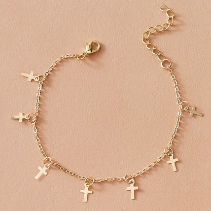 Cavigliera croce boho