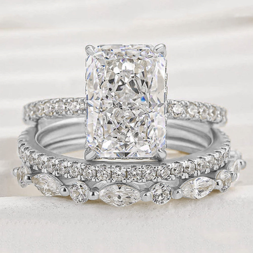 Anelli Zircone Fiore