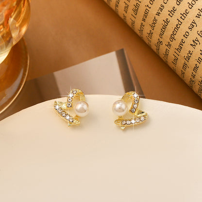 Orecchini perle e strass