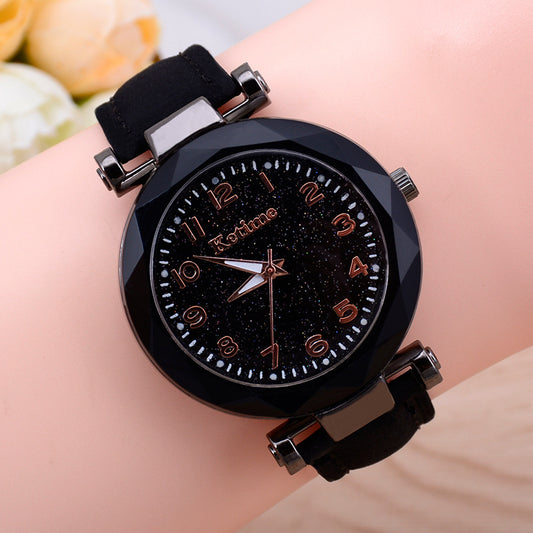 Orologio cielo stellato da donna luminoso
