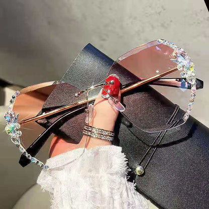 Occhiali da sole protezione UV stile coreano