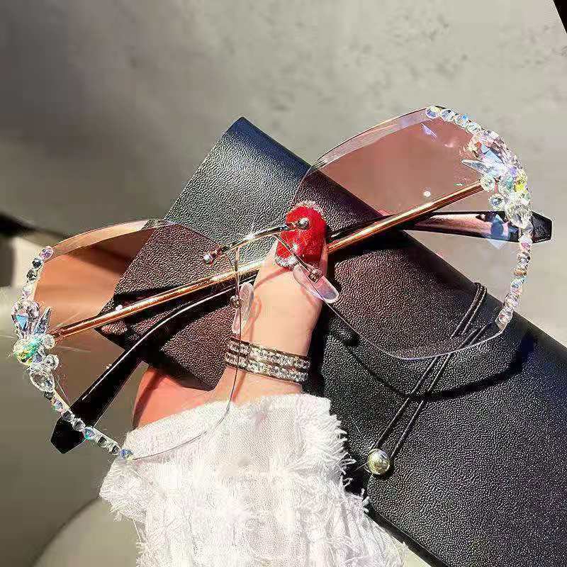 Occhiali da sole protezione UV stile coreano