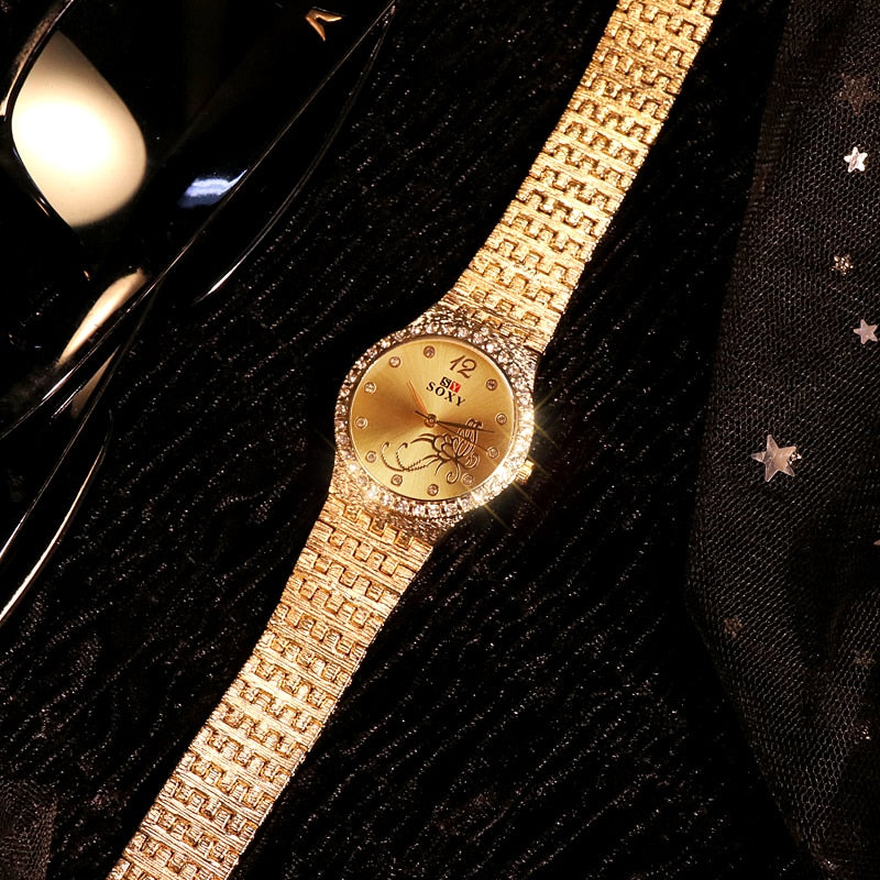 Orologio fiori e farfalle