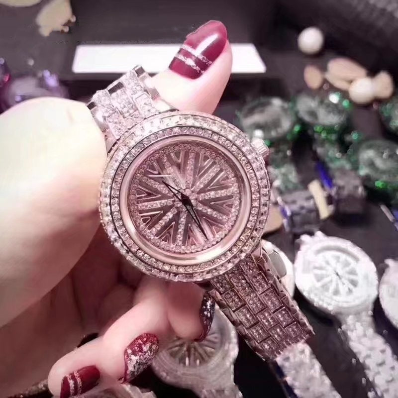 Orologio donna acciaio diamanti