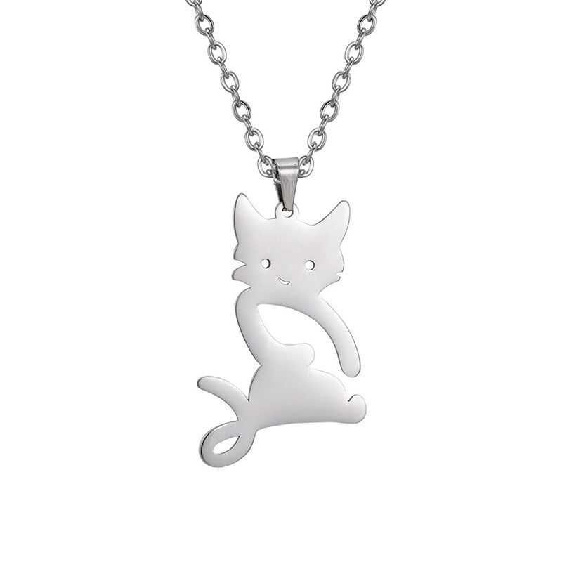 Collana gattino e pesce