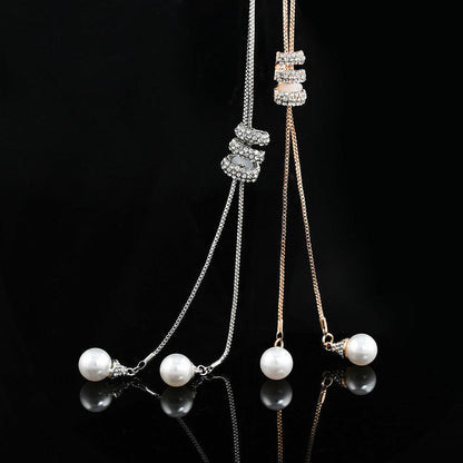 Collana di perle doppia