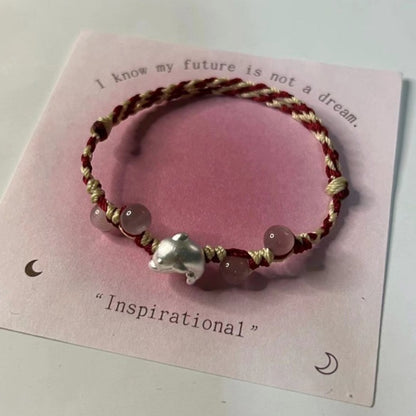 Bracciale argento delfino