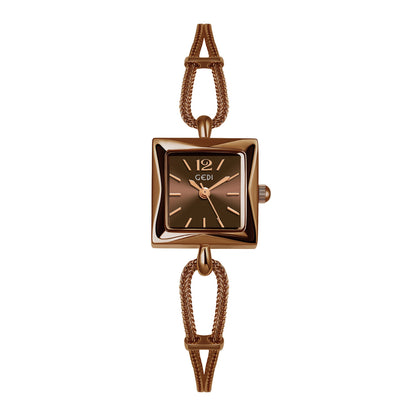 Orologio quadrato vintage in lega