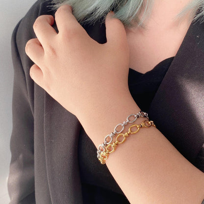 Bracciale Tessuto Acciaio