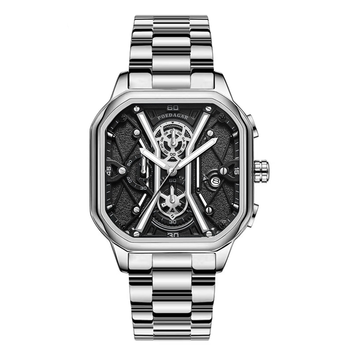 Orologio quarzo uomo luminescente