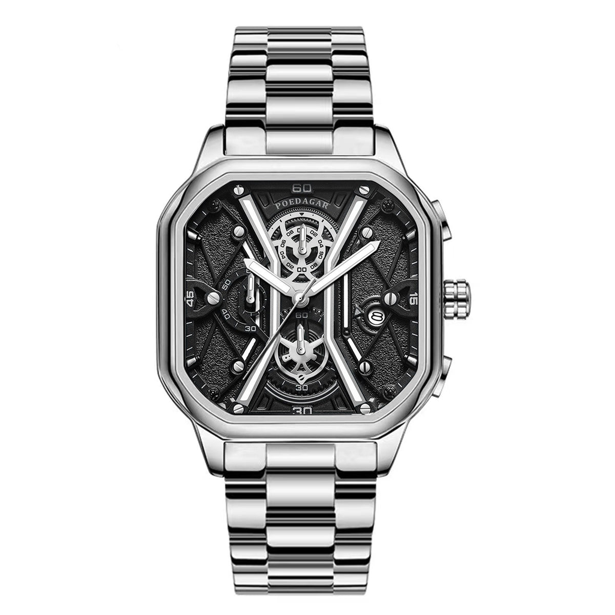 Orologio quarzo uomo luminescente